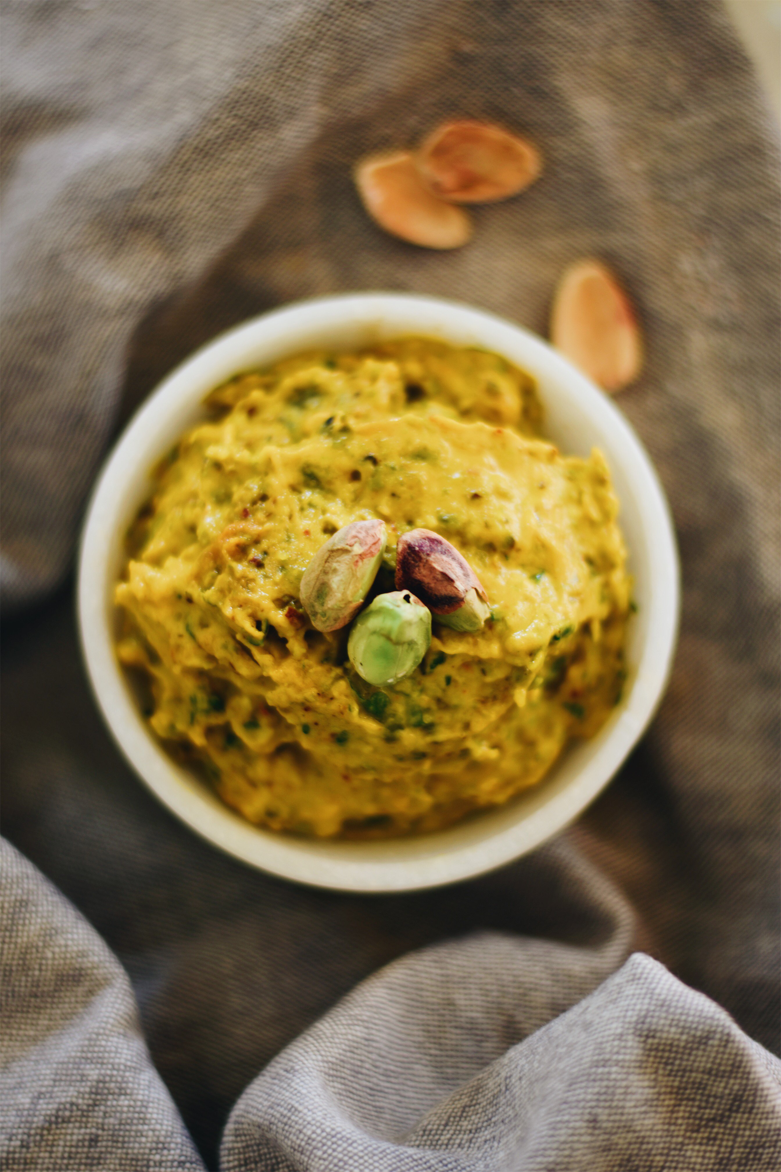 Featured image for “Turmeric and Pistachio Dip”